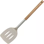 《EXCELSA》木柄不沾濾油鍋鏟 | 炒菜鏟 - 34cm