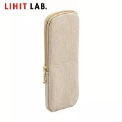 LIHIT LAB A-2622 附夾式筆袋  象牙白