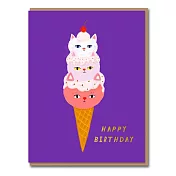 【CAROLYN SUZUKI】Gelato Birthday 生日卡 #CS1659