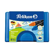 PELIKAN百利金 PLK722959水溶性蠟筆8色(藍)