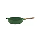 COOKUT / INCREDIBLE 輕量陶瓷不沾深鍋28cm-墨綠