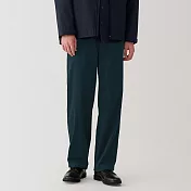 【MUJI 無印良品】男彈性針織工作褲 M 暗藍