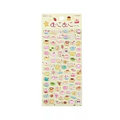 【日本BGM】Munimuni 立體感貼紙 ‧ 甜點