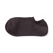 【MUJI 無印良品】女棉混淺口直角襪23-25cm 棕色