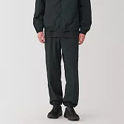 【MUJI 無印良品】男撥水加工尼龍可攜式防風褲 S 黑色