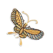 刺繡布貼(宋繡菊花廉-蝴蝶A)【受託代銷】