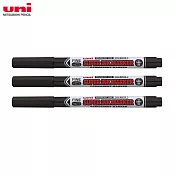 (限量買3送1)UNI PNA-125細字油性筆 黑