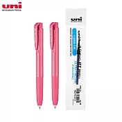(限量2筆1芯送1)UNI UMN-155NC 自動鋼珠筆 0.38  茜空