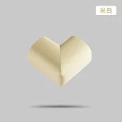 【美好家 Mehome】桌角防撞角 L型加厚桌角防護 米白(1組4入)