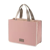 【日本Mark’s】Velessera 手提肩背兩用多功能辦公收納包 ‧ 煙燻粉