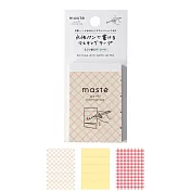 【日本Mark’s】水性筆可寫紙膠帶Sheets裁切貼紙型 ‧ 復古喫茶/切片蛋糕