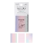 【日本Mark’s】水性筆可寫紙膠帶Sheets裁切貼紙型 ‧ 漸層/粉