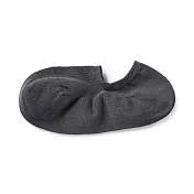 【MUJI 無印良品】女輕薄淺口直角襪23-25cm 深灰