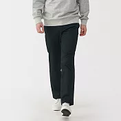 【MUJI 無印良品】男彈性綾織合身褲 79 黑色