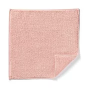 【MUJI 無印良品】棉柔軟毛巾手帕 粉紅
