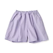 【MUJI 無印良品】兒童速乾褲裙 110 薰衣草紫