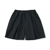 【MUJI 無印良品】兒童速乾褲裙 130 黑色