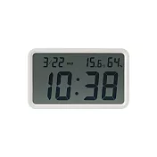 【MUJI 無印良品】數位時鐘/大/白長247x寬148x高44mm