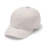 【MUJI 無印良品】棉斜紋織棒球帽54cm 象牙白