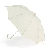 【MUJI 無印良品】晴雨兩用識別加掛長傘60 象牙白