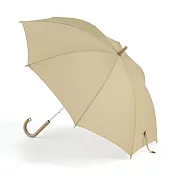 【MUJI 無印良品】晴雨兩用識別加掛長傘60 深米