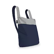 德國 Notabag 反光銀三用後背包 - 海軍藍
