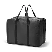 【MUJI 無印良品】可折疊撥水加工波士頓包(105L用) 黑色
