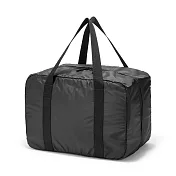 【MUJI 無印良品】可折疊撥水加工波士頓包(36L用) 黑色