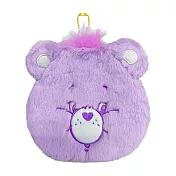 【日本正版授權】Care Bears 絨毛造型 收納包/化妝包/小物收納 - 美夢熊