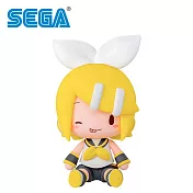 【日本正版授權】鏡音鈴 可換表情 掌上坐姿公仔 公仔/模型 8cm 坐姿公仔/坐坐公仔 初音未來