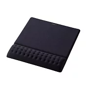 ELECOM COMFY寬版舒壓鼠墊-  黑