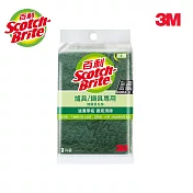 3M 百利爐具/鍋具專用菜瓜布3片裝–特厚版