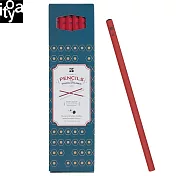【ITOYA】六角鉛筆 紅色 盒裝12入- B