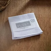 【日本金野毛巾】PURE+ 甘撚吸水 紗布棉質方巾 ‧ 淺灰