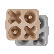 土耳其minikoioi-XO造型矽膠模具2入組- 奶茶杏