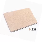 JIAGO 加厚記憶棉吸水腳踏墊(地墊/浴室腳踏墊) 米駝