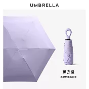 【KISSDIAMOND】防曬小巧便攜晴雨掌心傘(KDU-0414) F 紫色