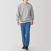 【MUJI 無印良品】男吉貝木棉混丹寧直筒褲 28 藍色
