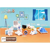 星期一的布魯斯公仔盒玩-第7彈:待在家就不想出門 (6入盒裝)