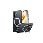 TORRAS Ostand Spin Galalxy S25系列 MagSafe 相容支架防摔手機殼 透明S25