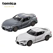 【日本正版授權】TOMICA 多美小汽車 PREMIUM 兩款一組(一般+初回特別式樣)- 36 豐田 GR SUPRA