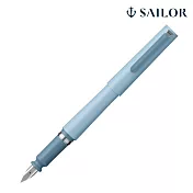【日本寫樂SAILOR】TUZU Adjust 可調整鋼筆/ 淺藍(限定色)/ F 細字