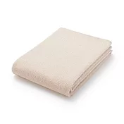 【MUJI 無印良品】柔軟薄型小浴巾/米色【成品尺寸】W60×L120 cm