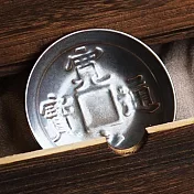 【日本Awasaka】美濃燒｜古錢 陶瓷小皿9cm ‧ 赤銅