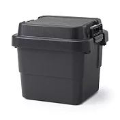 【MUJI 無印良品】耐壓收納箱/小/黑/約30L