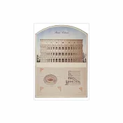 Istituto Fotocromo Italiano(IFI) 古典明信片 _羅馬競技場詳解圖