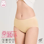 GIAT天絲蠶絲彈力抑菌內褲-低腰款 M 裸膚