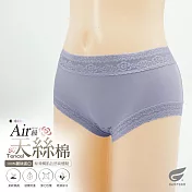 GIAT超細天絲蠶絲透氣蕾絲內褲 M 薰衣草紫