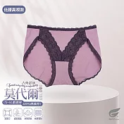 GIAT莫代爾古典蕾絲內褲-低腰高衩款 Free 藕粉