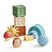 美國Itzy Ritzy 軟Q繽紛感統玩具10件組